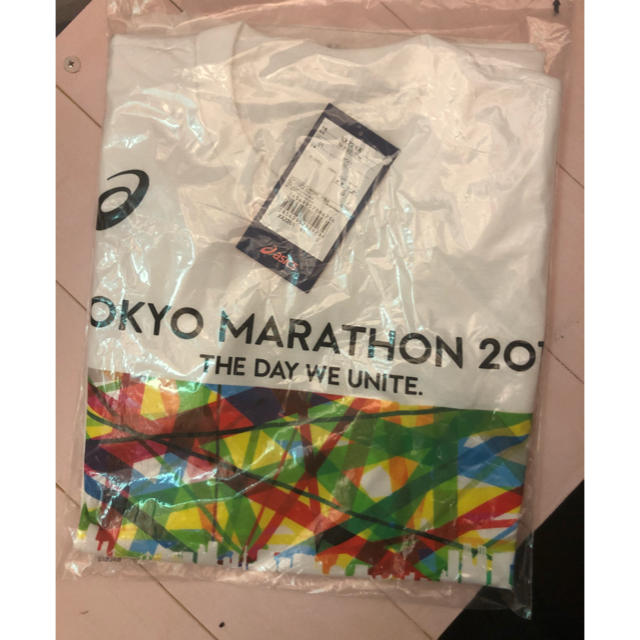 asics(アシックス)の東京マラソン2018参加記念Tシャツ スポーツ/アウトドアのランニング(ウェア)の商品写真