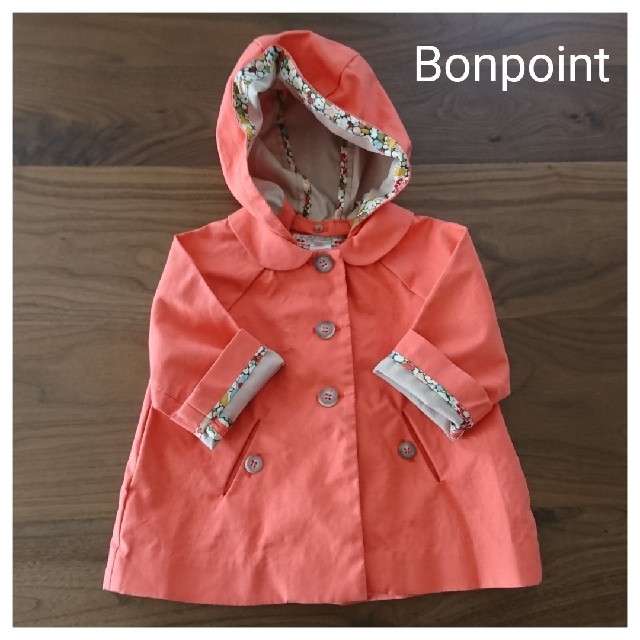 Bonpoint(ボンポワン)のボンポワン❤エレノア♡コート♡アウター♡ベビー♡キッズ♡トレンチコート♡リバティ キッズ/ベビー/マタニティのベビー服(~85cm)(ジャケット/コート)の商品写真