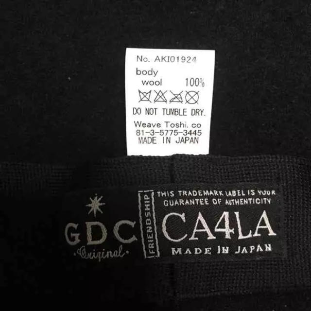 CA4LA(カシラ)のいっくん様専用CA4LA x GDC ビックベレー帽 ベレー帽 メンズの帽子(ハンチング/ベレー帽)の商品写真