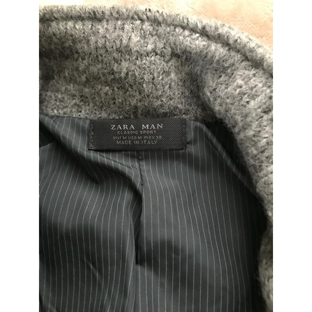 ZARA(ザラ)のZARA ニットジャケット イタリア製 メンズのトップス(ニット/セーター)の商品写真