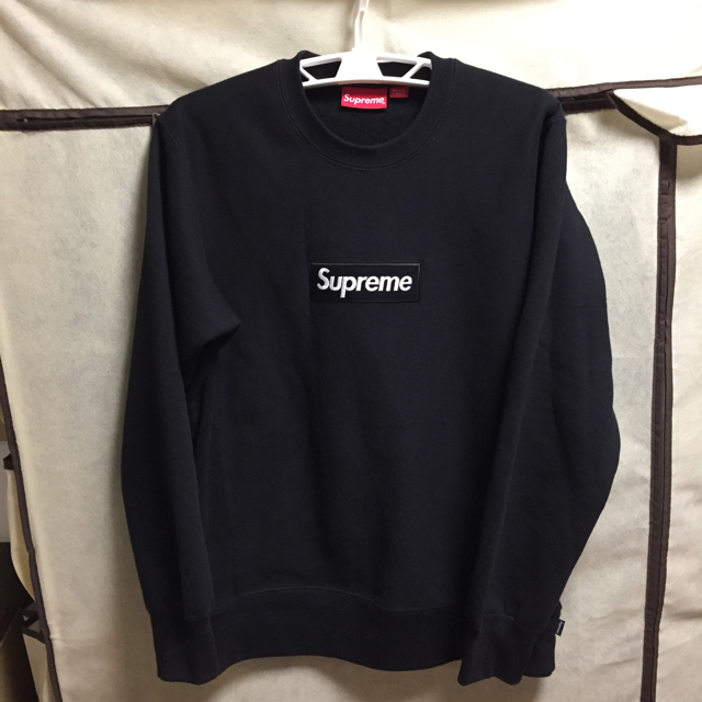 卸し売り購入 Supreme - 最安supreme box logo crewneck 15fw サイズM