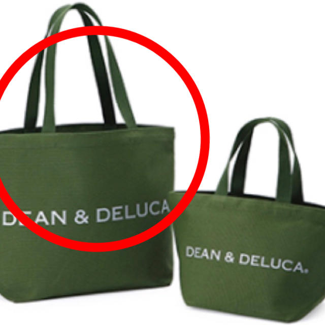 DEAN & DELUCA(ディーンアンドデルーカ)の新品☆DEAN & DELUCA ホリデー限定 トートバッグ☆Ｌサイズ レディースのバッグ(トートバッグ)の商品写真