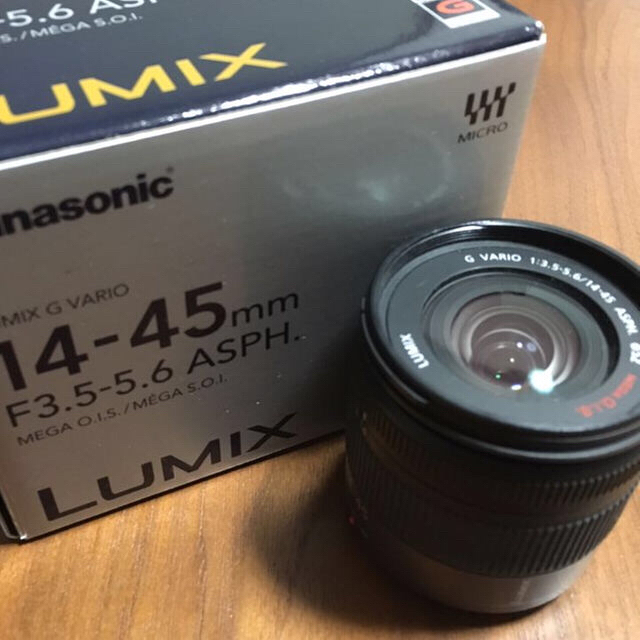 Panasonic - Panasonic H-FS014045 望遠レンズ（キャップなし）の通販