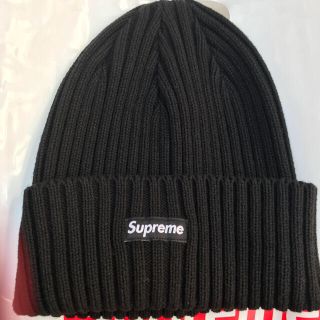 シュプリーム(Supreme)の岩ちゃん着用！【最安値・即発送】Supreme Beanie Black 新品(ニット帽/ビーニー)