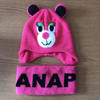 アナップキッズ(ANAP Kids)のアナップキッズ ニット帽 ネックウォーマー(帽子)