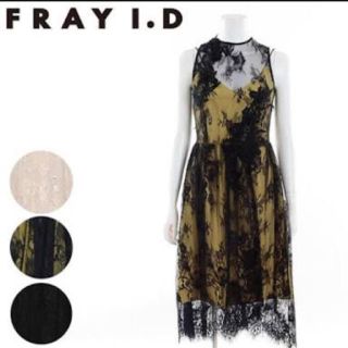 フレイアイディー(FRAY I.D)のFRAY ID  レースチュールワンピース(ひざ丈ワンピース)