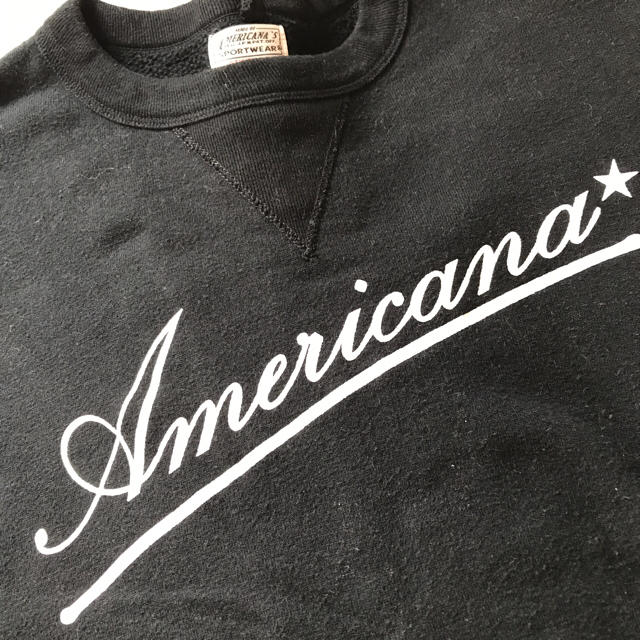 AMERICANA(アメリカーナ)のお値下げしました✴︎アパルトモン×アメリカーナ 黒☆スウェット レディースのトップス(トレーナー/スウェット)の商品写真