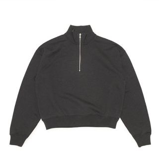 Auralee Back Wool Sweat Half Zip P/O(スウェット)