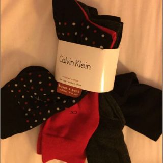 カルバンクライン(Calvin Klein)のカルバンクラインメンズ靴下4足セット 24〜28(ソックス)