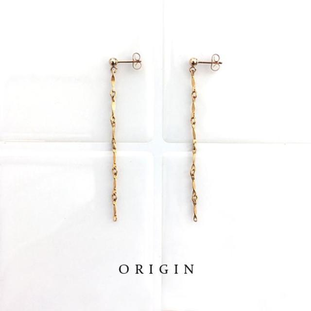 ORIGIN ロングピアス ゴールドフィルド K14GF DIGDELICA 1