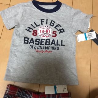 トミーヒルフィガー(TOMMY HILFIGER)の送料無料！トミーヒルフィガー子供服上下 12m 80サイズ 半袖 ハーフパンツ(カバーオール)