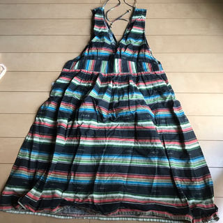 チチカカ(titicaca)の民族衣装 チュニック インド製 綿素材 フリーサイズ(ひざ丈ワンピース)