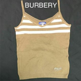 バーバリーブルーレーベル(BURBERRY BLUE LABEL)のBURBERY ニット キャミソール(キャミソール)