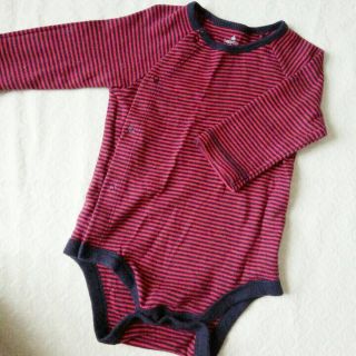 ベビーギャップ(babyGAP)のBaby Gap＊前開き長袖ボディ　size80(カバーオール)