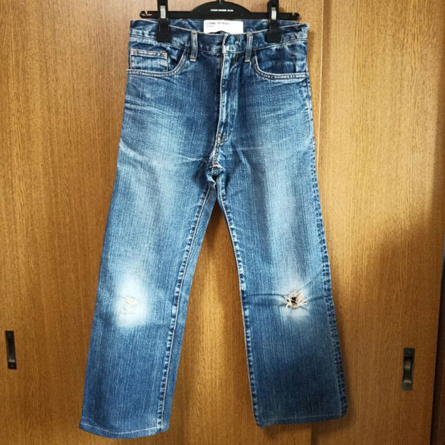 コズミックワンダー★ダメージあり★サイズ0★ストレートデニム | フリマアプリ ラクマ