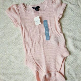 ベビーギャップ(babyGAP)の値下げ⇩新品未使用！Baby gap＊レース付半袖ロンパース　size12-18(カバーオール)