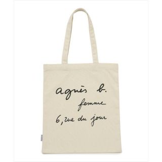 アニエスベー(agnes b.)の完売品 ADAM ET ROPE' agnes b. TOTE BAG ホワイト(トートバッグ)