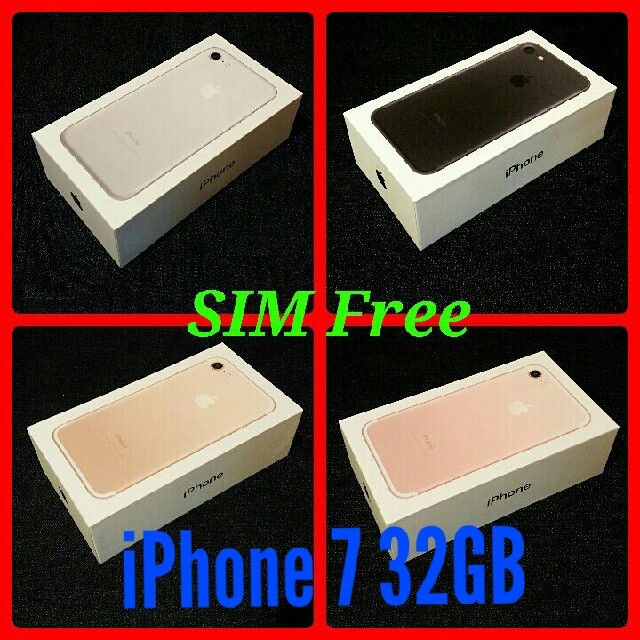 Apple - 【8台】SIMフリー/新品未使用、未開封/iPhone7 32GB/各色