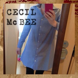 セシルマクビー(CECIL McBEE)の値下げ！セシルマクビー♡シャツワンピ(ミニワンピース)