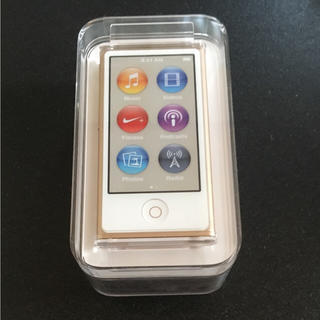 アップル(Apple)のanko様専用 iPod nano 16GB ゴールドMKMX2J/A(ポータブルプレーヤー)