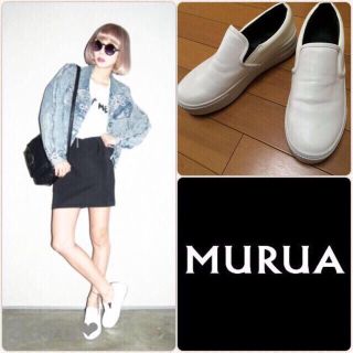 ムルーア(MURUA)のMURUA♡厚底スリッポン(スニーカー)