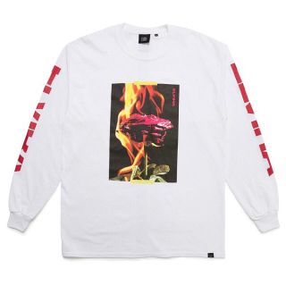 エルヴィア(ELVIA)のタグ付き 新品 希少 Elvira 袖プリント ロンT supreme 登坂着(Tシャツ/カットソー(七分/長袖))