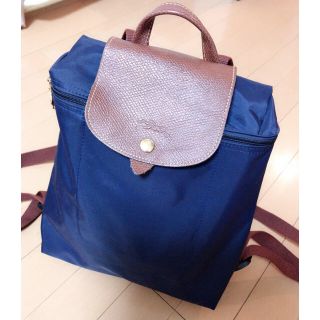 ロンシャン(LONGCHAMP)のロンシャン♡ネイビーリュックLongchamp(リュック/バックパック)