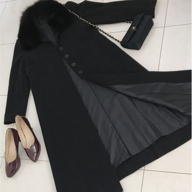 売れ筋アイテムラン *売約済み*美品毛90% ロングコート 毛皮+ファー ...