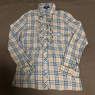 バーバリー(BURBERRY)のBurberry フリルブラウス(シャツ/ブラウス(長袖/七分))