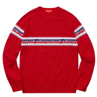 シュプリーム(Supreme)のsupreme striped raglan sweater セーター M(ニット/セーター)