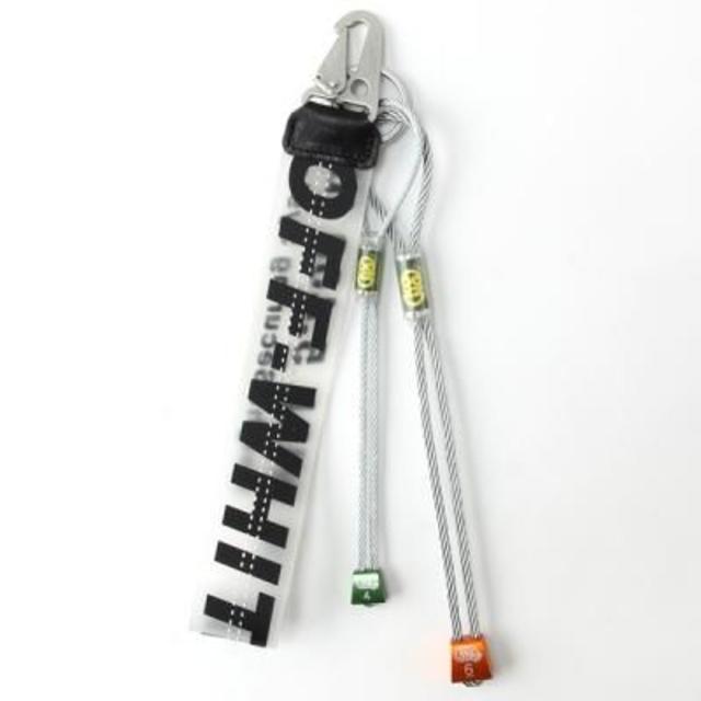 商品が購入可能です OFF-WHITE RUBBER INDUSTRIAL KEYCHAIN www