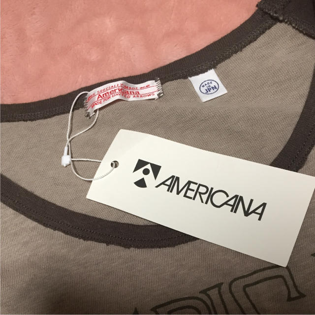 AMERICANA(アメリカーナ)の試着のみ／AMERICANA アメリカーナ 7分袖 Tシャツ カットソー レディースのトップス(Tシャツ(長袖/七分))の商品写真