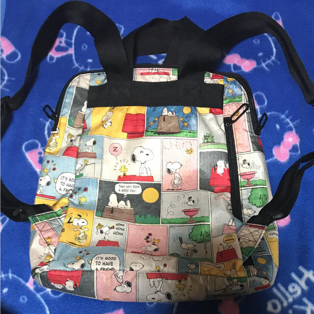 LeSportsac(レスポートサック)のレスポートサック スヌーピー リュック レディースのバッグ(リュック/バックパック)の商品写真