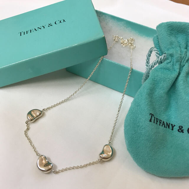 TIFFANY＆CO.　3連ビーンズネックレス シルバー925 | フリマアプリ ラクマ