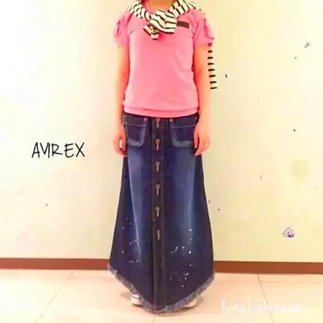 AVIREX(アヴィレックス)の人気すぎて完売。ボタンいっぱい。AVIREX レディースのスカート(ロングスカート)の商品写真