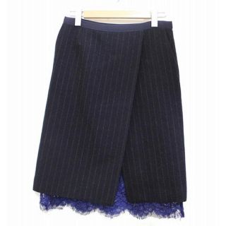 サカイラック(sacai luck)のサカイラック♡人気完売ウールスカート♡ドロワー好きにも(ひざ丈スカート)