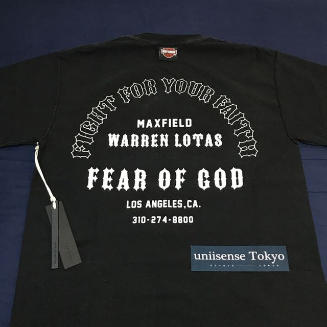 Maxfield 限定 Fear of god x Warren Lotas M