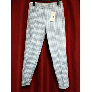 ヴィス(ViS)のViS【新品　タグ付き】ギンガムチェックパンツ(クロップドパンツ)