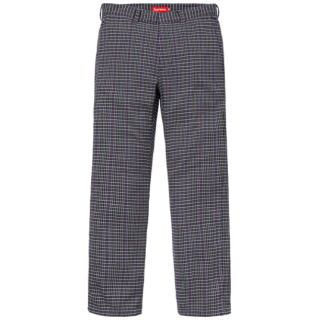 シュプリーム(Supreme)のSupreme Work Pant Grey Plaid 30(ワークパンツ/カーゴパンツ)