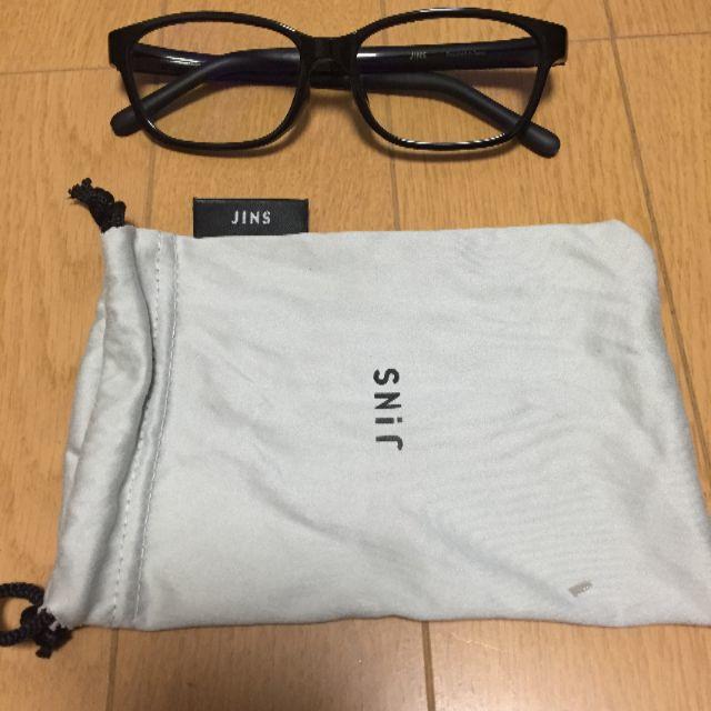 JINS(ジンズ)の定価5400円 JINS PCメガネ ブルーライトカット 25% 黒 レディースのファッション小物(サングラス/メガネ)の商品写真