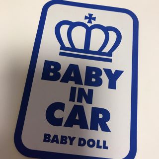 ベビードール(BABYDOLL)のモカ様☆BABYDOLL カーステッカー(車外アクセサリ)