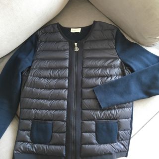 モンクレール(MONCLER)の☆ MONCLER モンクレール ニット ジャケット☆(ノーカラージャケット)