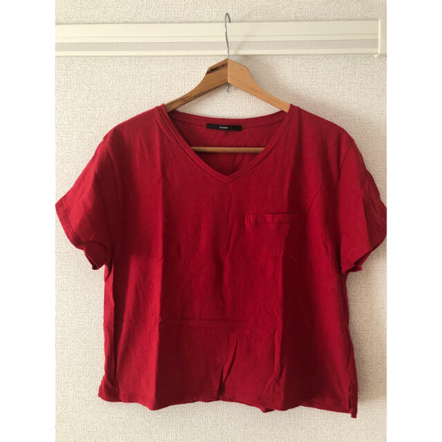 Kastane(カスタネ)の【値下げしました】kastane Tシャツ RED レディースのトップス(Tシャツ(半袖/袖なし))の商品写真