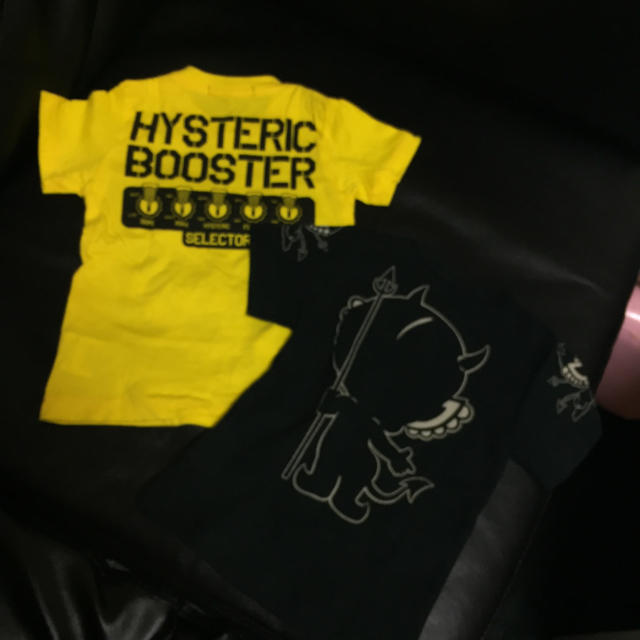 HYSTERIC MINI(ヒステリックミニ)のHYSTERIC MINI 70cmと80cmTシャツセット キッズ/ベビー/マタニティのベビー服(~85cm)(Ｔシャツ)の商品写真