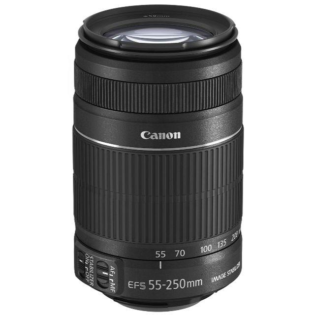 Canon 望遠ズームレンズ EF-S55-250mm F4-5.6 IS II スマホ/家電/カメラのカメラ(レンズ(ズーム))の商品写真