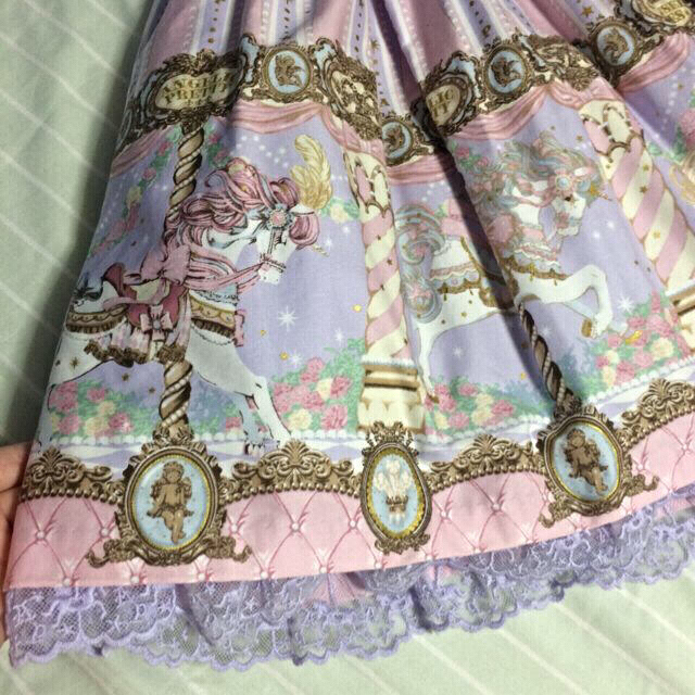 Angelic Pretty(アンジェリックプリティー)のDayDream Carnival SK レディースのスカート(ひざ丈スカート)の商品写真