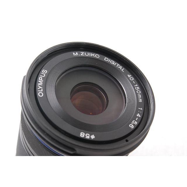 OLYMPUS(オリンパス)の★大人気望遠レンズ★オリンパス M.ZUIKO 40-150mm ブラック スマホ/家電/カメラのカメラ(レンズ(ズーム))の商品写真