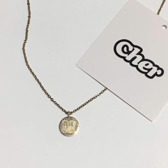 Cher(シェル)のcher×Laura lee jeweller♡イニシャル M レディースのアクセサリー(ネックレス)の商品写真