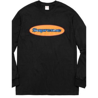 シュプリーム(Supreme)のsupreme ripple l/s tee M 黒(Tシャツ/カットソー(七分/長袖))