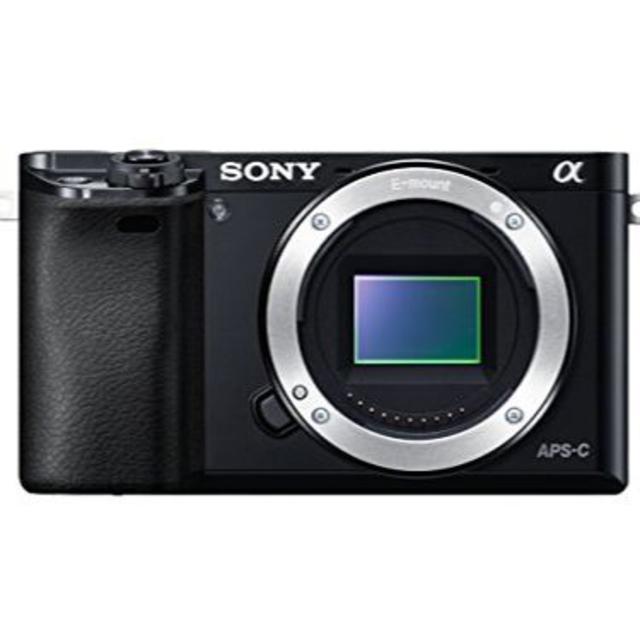 SONY(ソニー)のソニー SONY α6000 ILCE-6000 ボディ ブラック スマホ/家電/カメラのカメラ(ミラーレス一眼)の商品写真